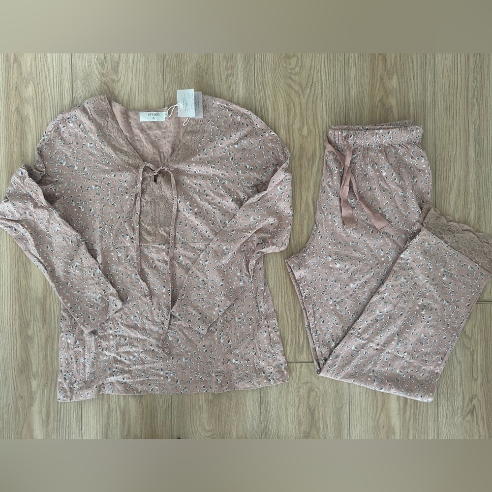 CREAM Dusty Rose Pyjamas